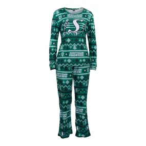 Ladies Big Logo Printed Pajamas