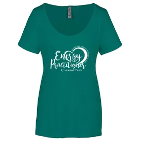 Ladies' Energy Practitioner - Scoop Neck Short Sleeve T-Shirt - Screen