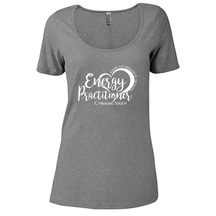Ladies' Energy Practitioner - Scoop Neck Short Sleeve T-Shirt - Screen