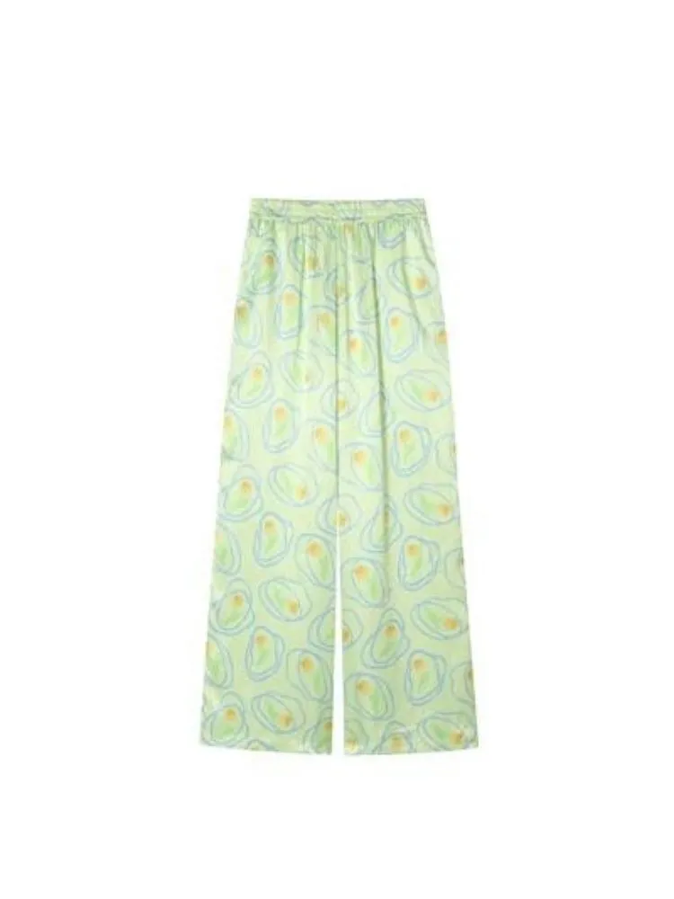 Light green tulip pajamas【s0000003089】