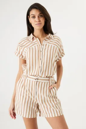 Light Weight Striped Shorts