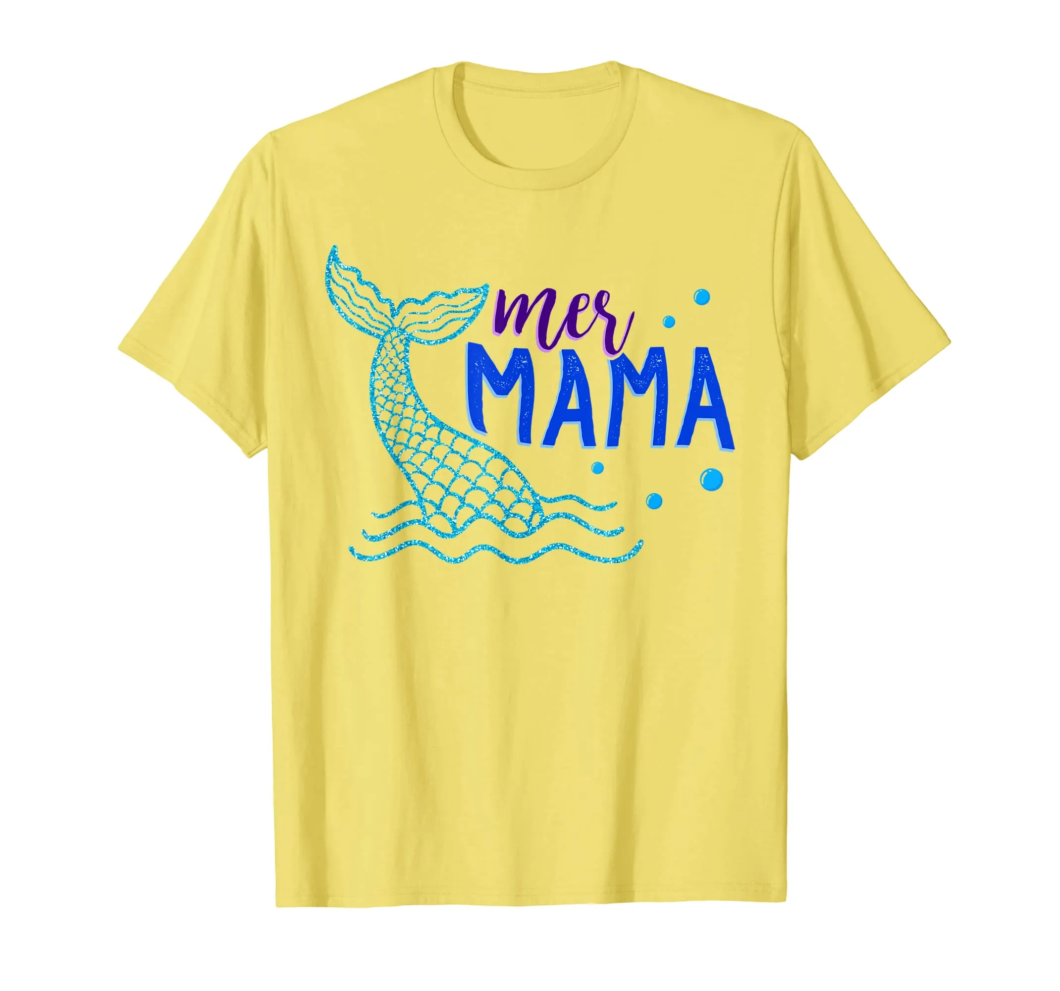 Mer Mama T Shirt Mother Mom Mermaid Matching Birthday Gift