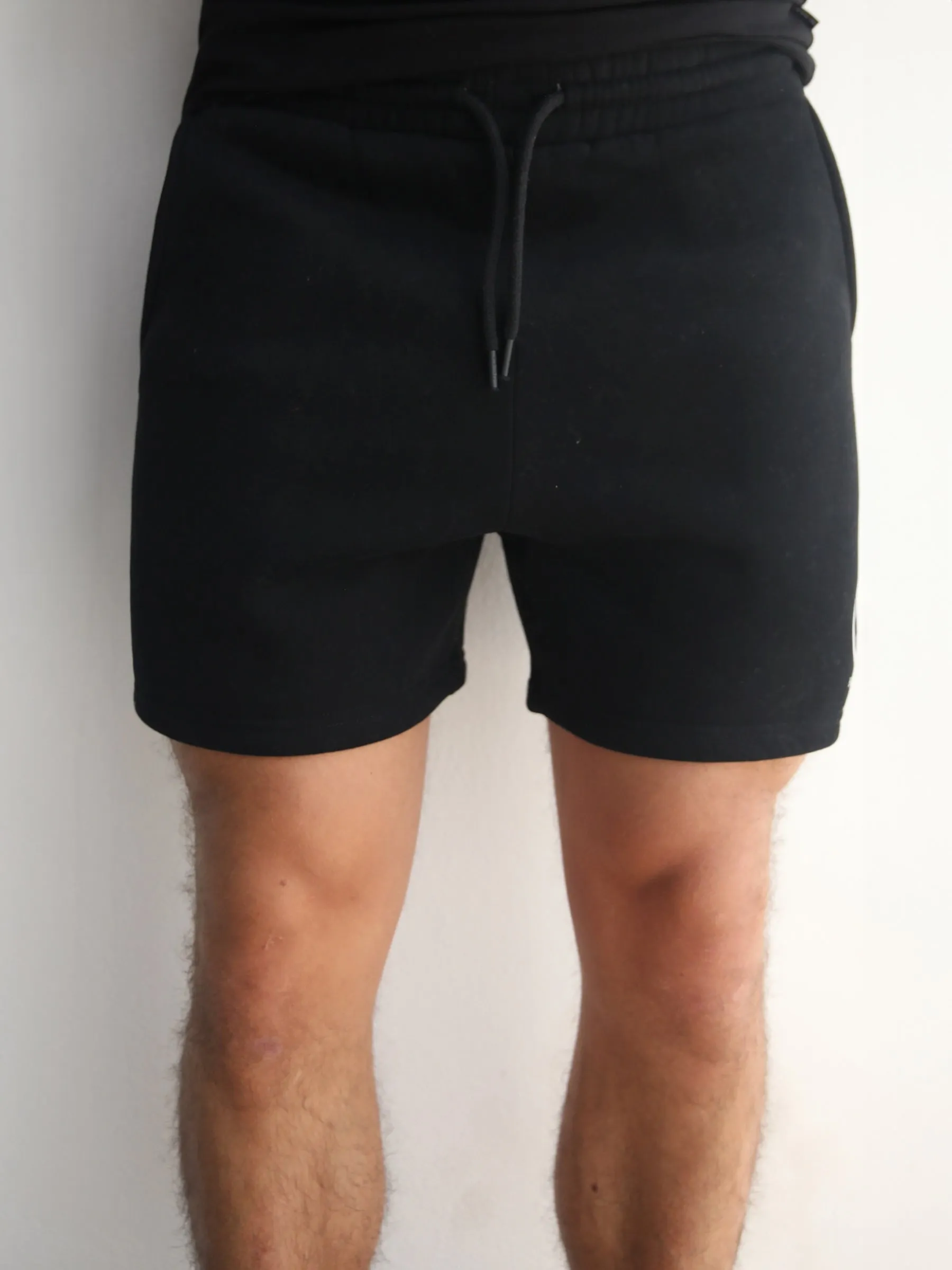 Milano Relaxed Jogger Shorts - Black