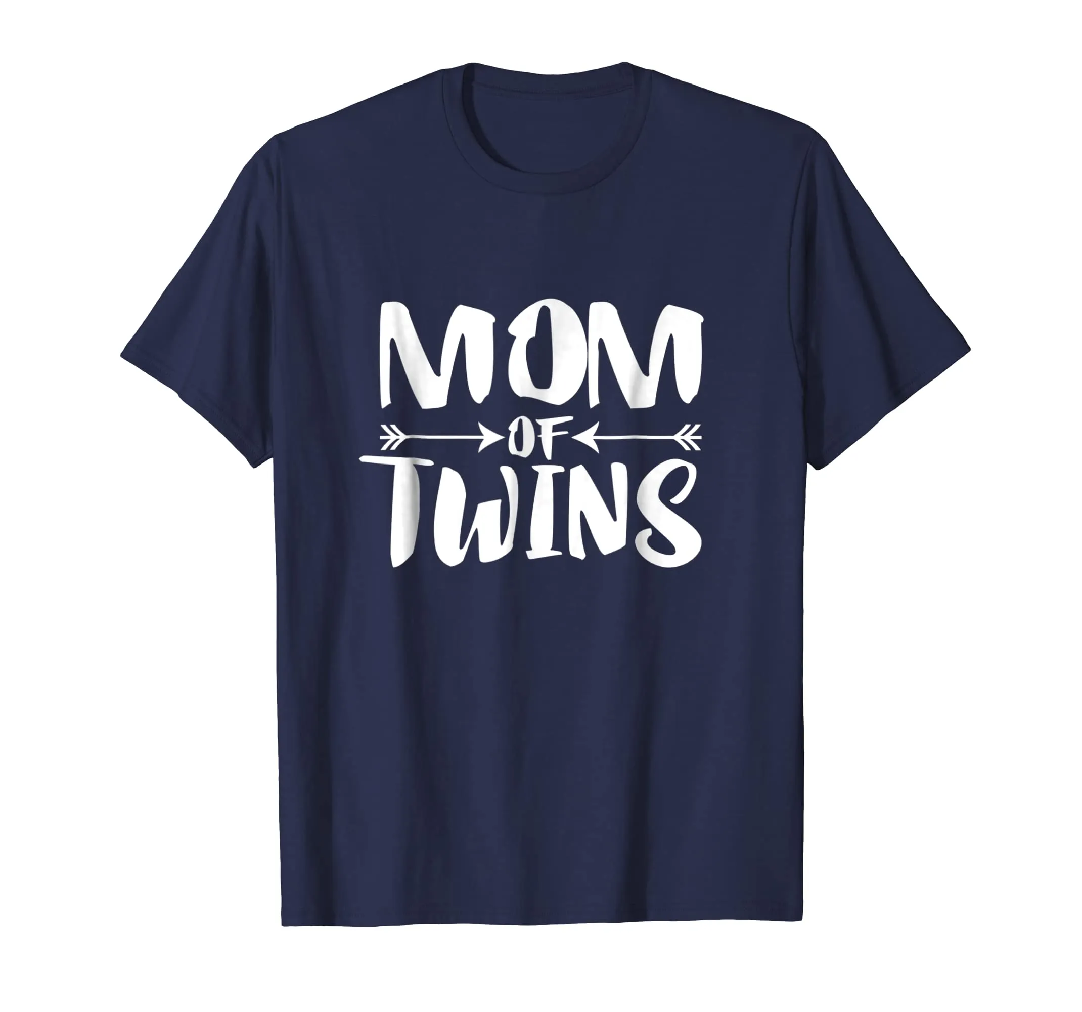 Mom Of Twins T-Shirt Mother Pregnant Announcement Gift