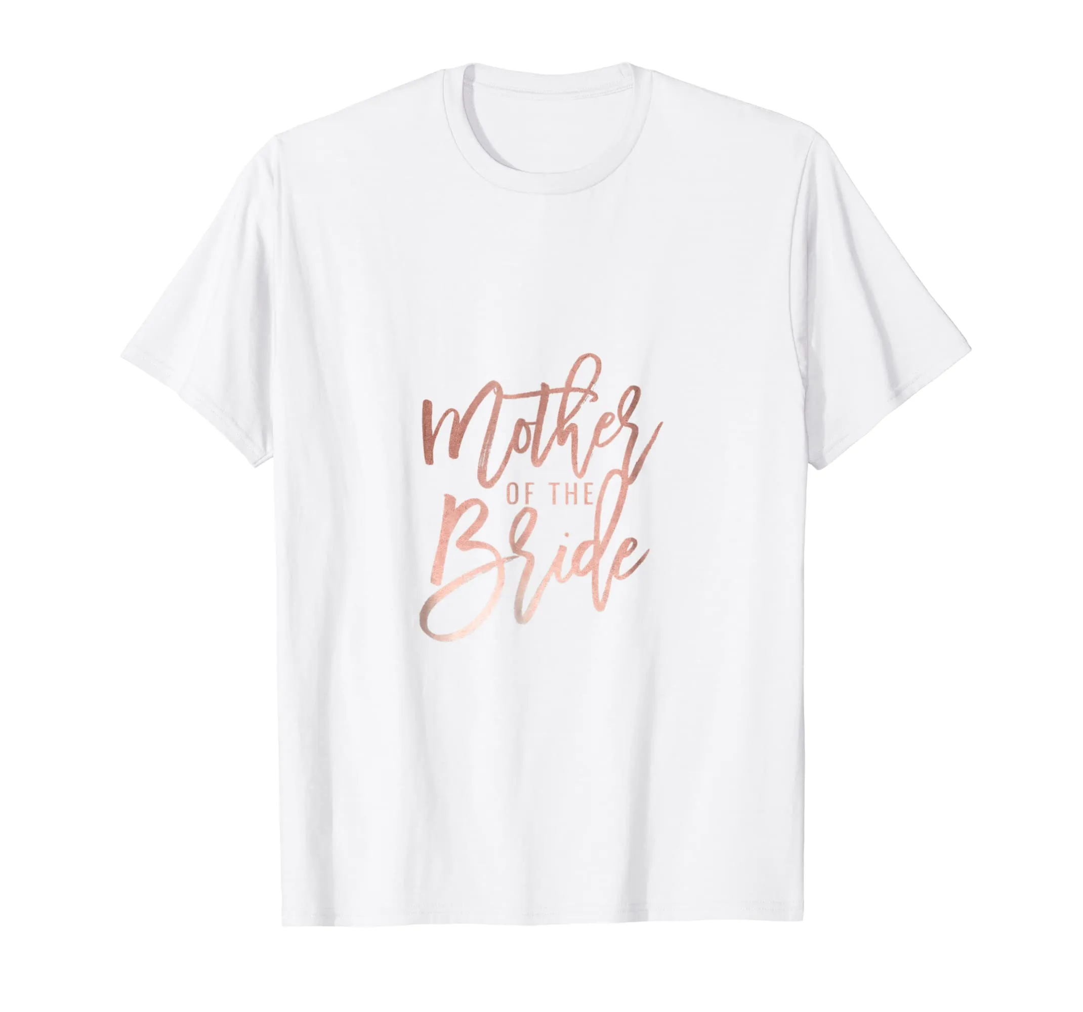 Mother of the Bride Chic Faux Rose Gold Bachelorette T-Shirt