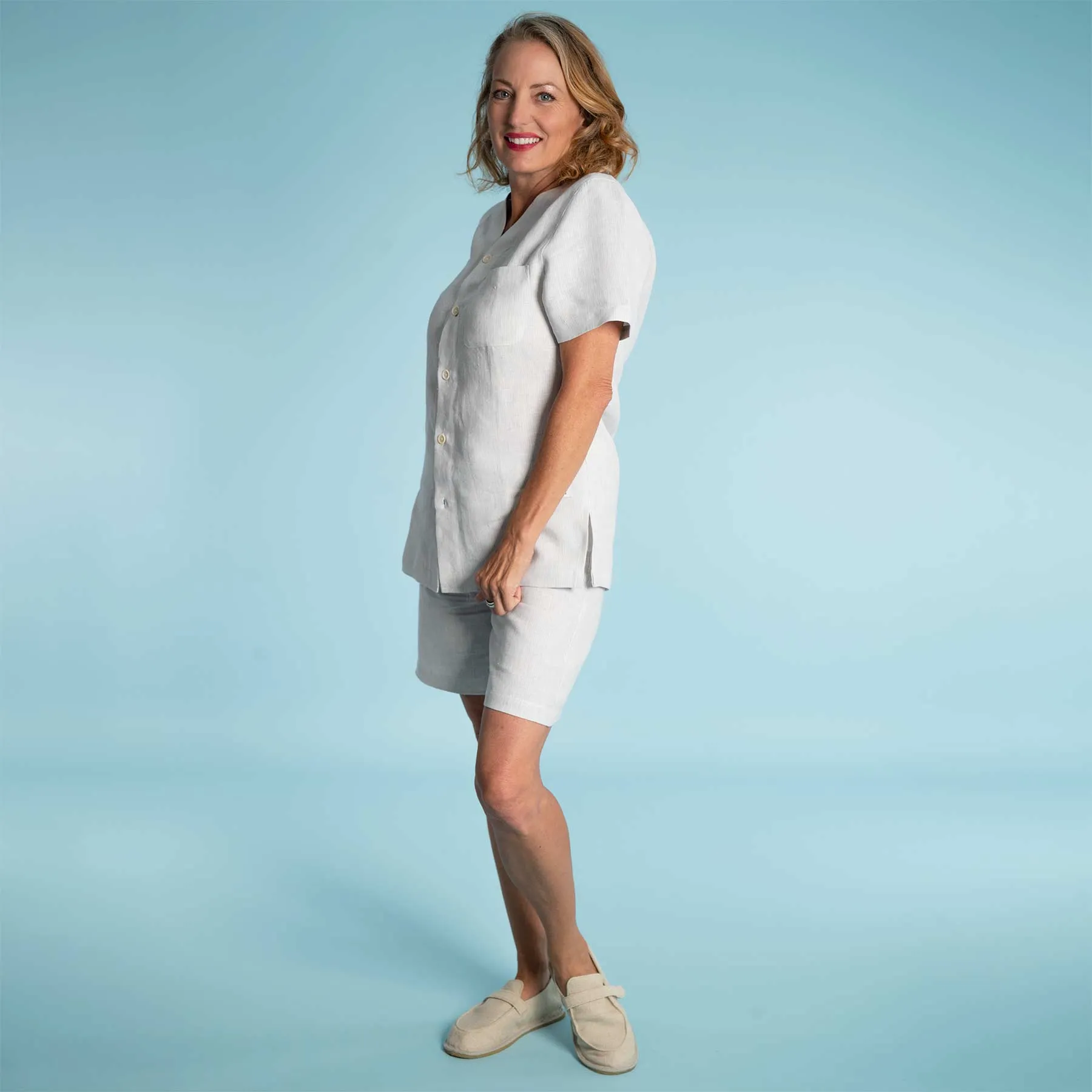 NASHVILLE 100% Organic Hemp Pajamas PJ Set (short-sleeves / shorts)