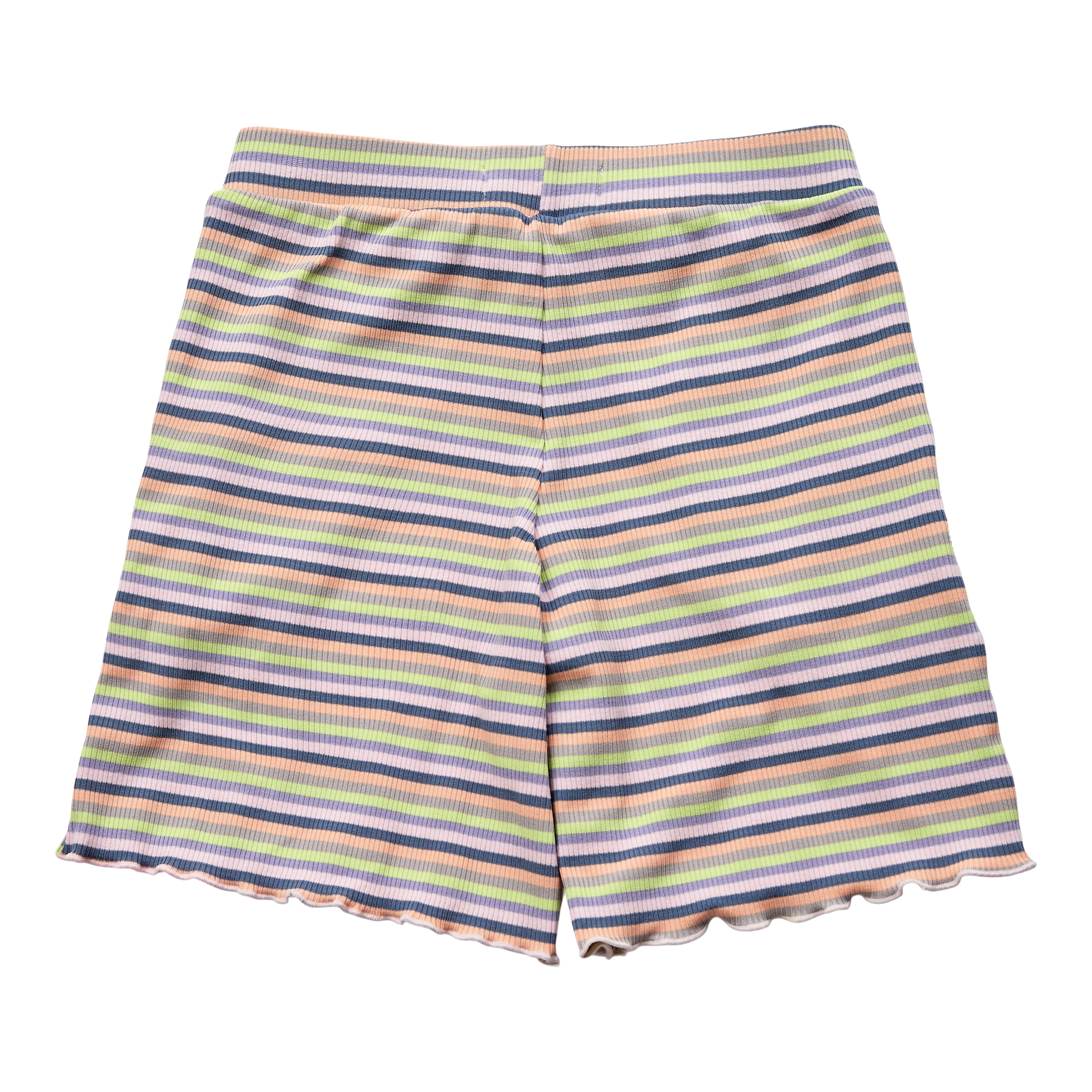 NATALIA-SHORTS-KIDS - MULTI GREY STRIPE