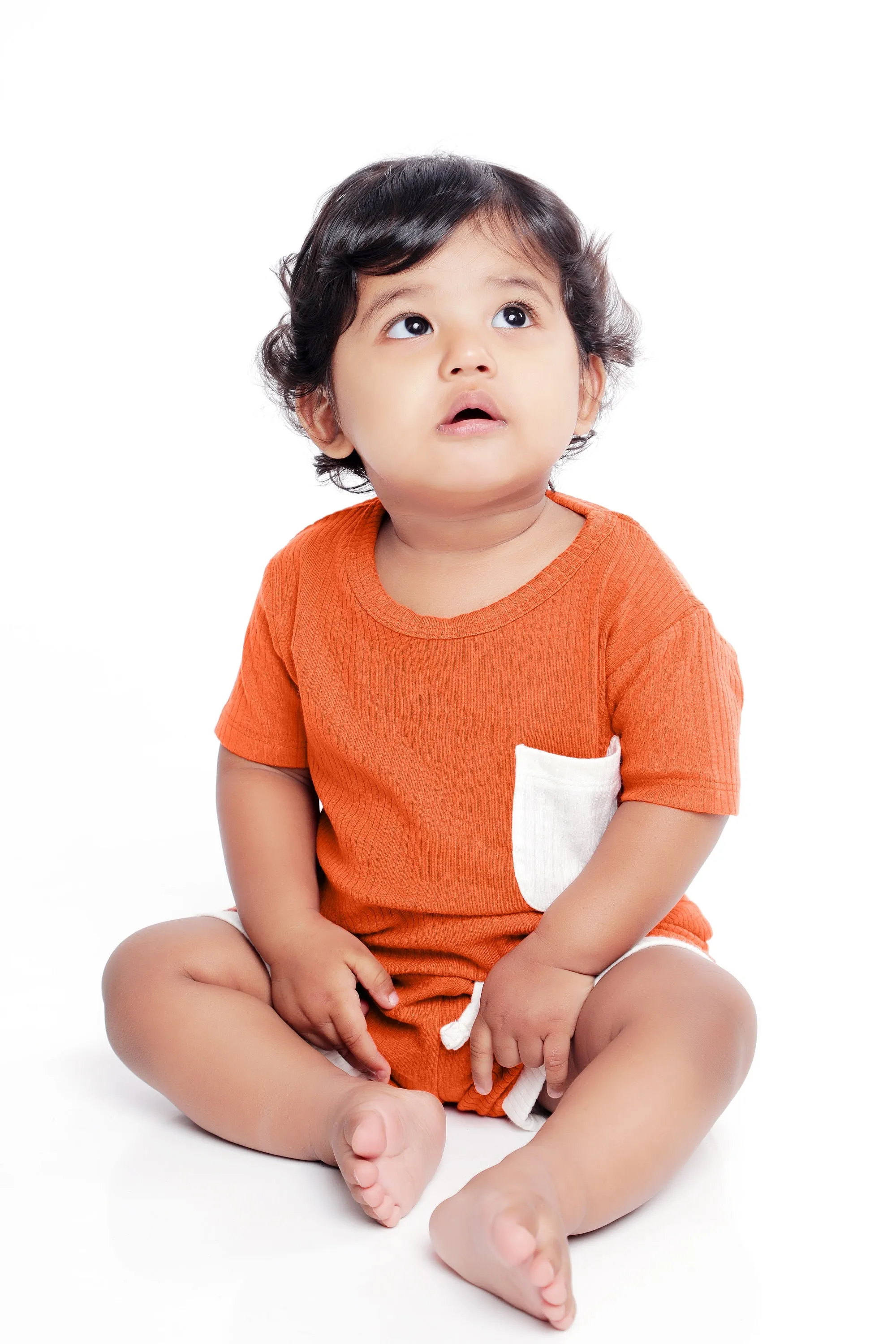 Pack of 3 Ribbed Top & Shorts Sets