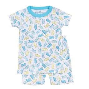 Peep-tastic! Short Pajamas - Light Blue