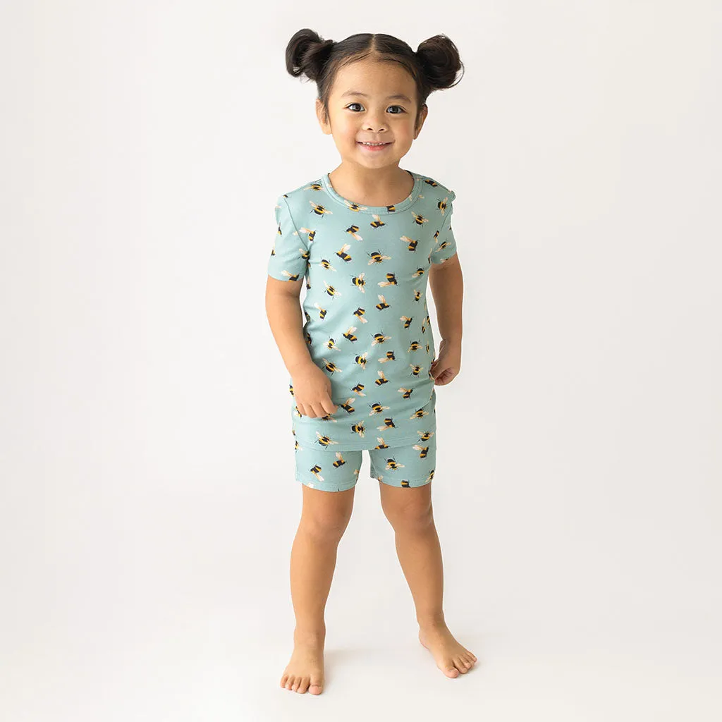 Posh Peanut Spring Bee Basic Short Sleeve & Short Length Pajama