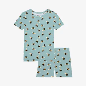 Posh Peanut Spring Bee Basic Short Sleeve & Short Length Pajama