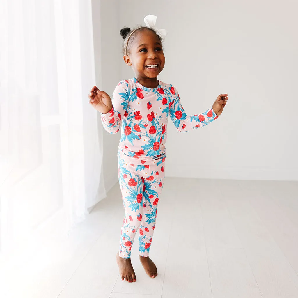 Posh Peanut Strawberry L/S Basic Loungewear