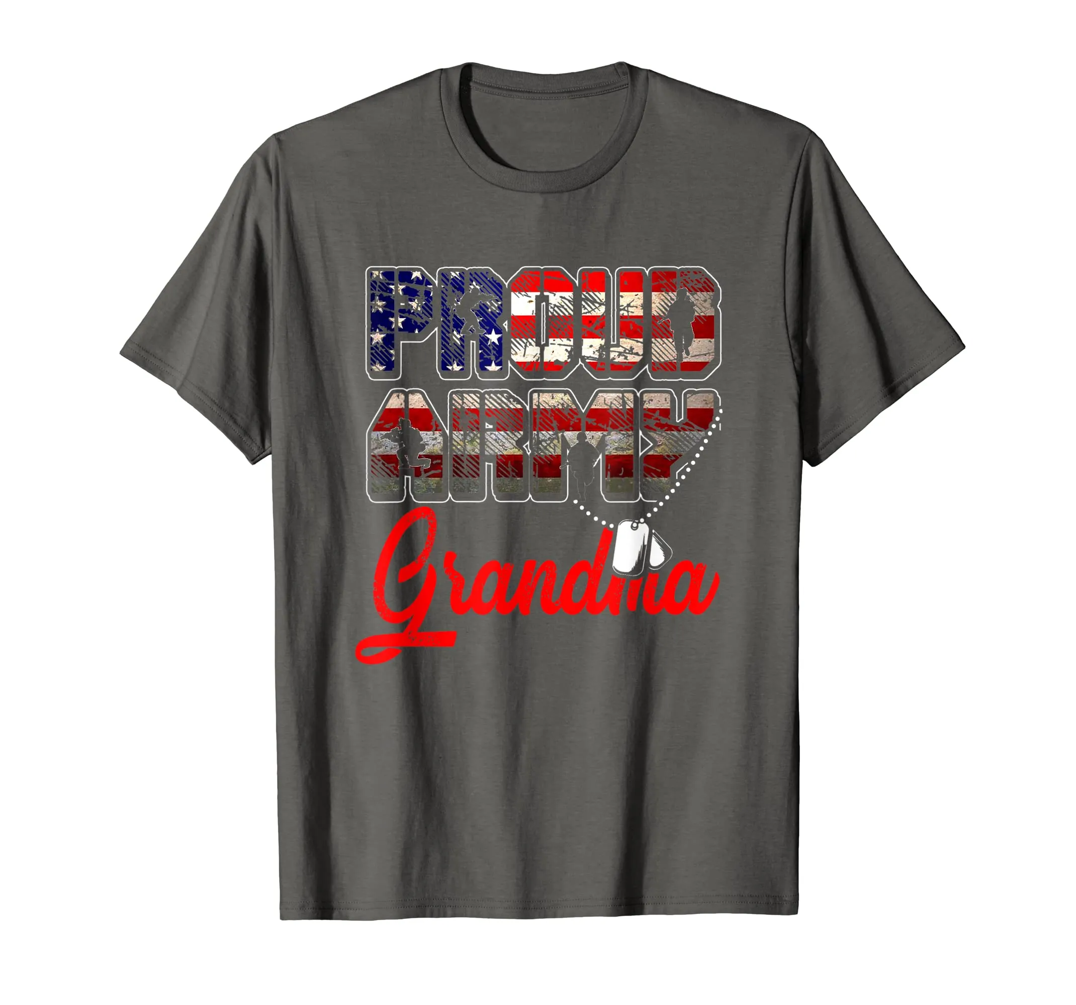 Proud Army Grandma Shirt Military Family Shirts Mother Gifts