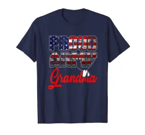 Proud Army Grandma Shirt Military Family Shirts Mother Gifts