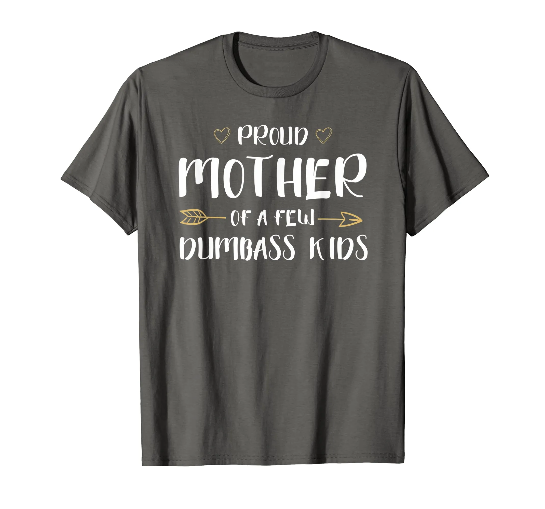 Proud Mother Of A Few Dumbass Kids Funny Motherhood T-Shirt