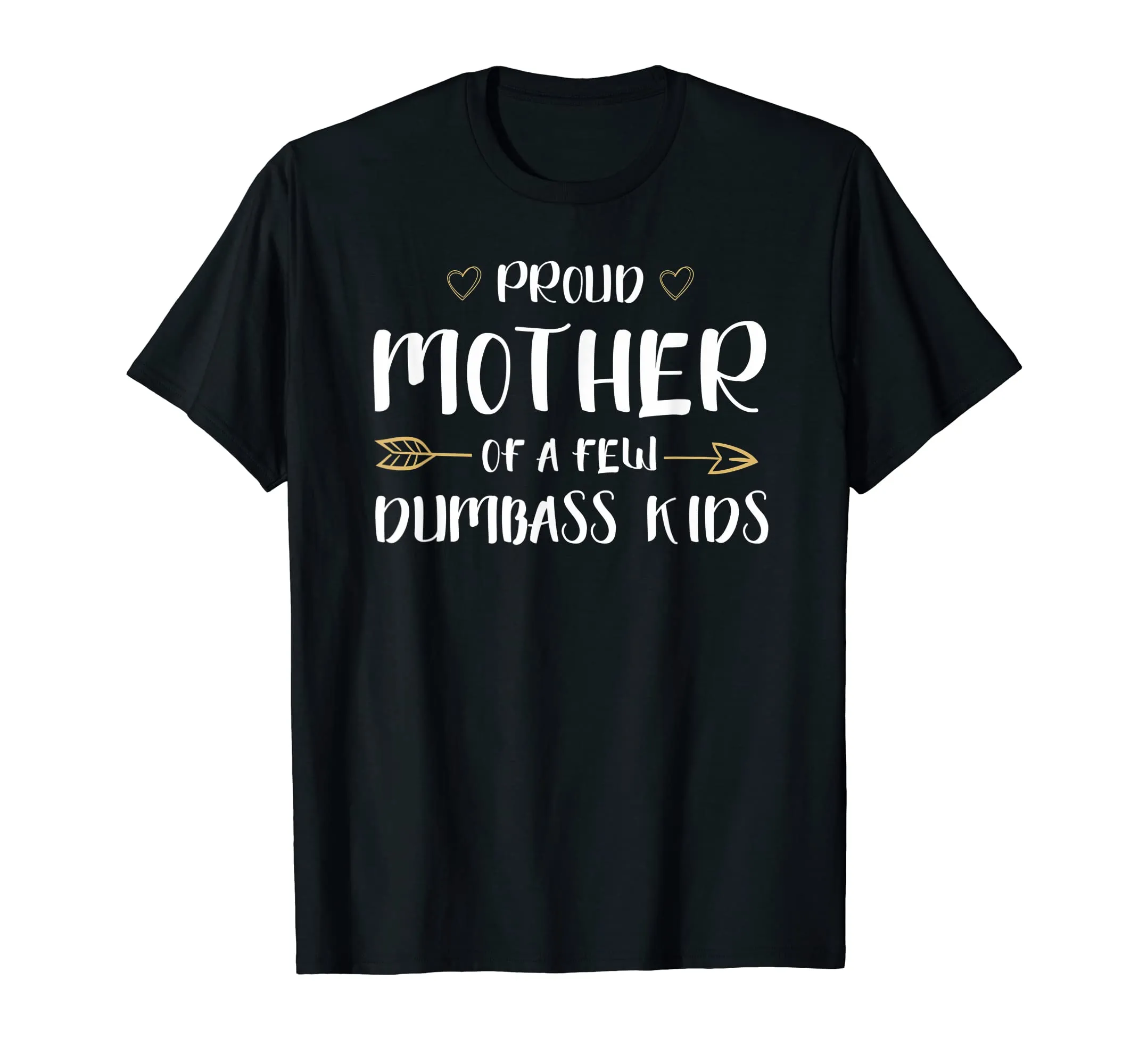 Proud Mother Of A Few Dumbass Kids Funny Motherhood T-Shirt