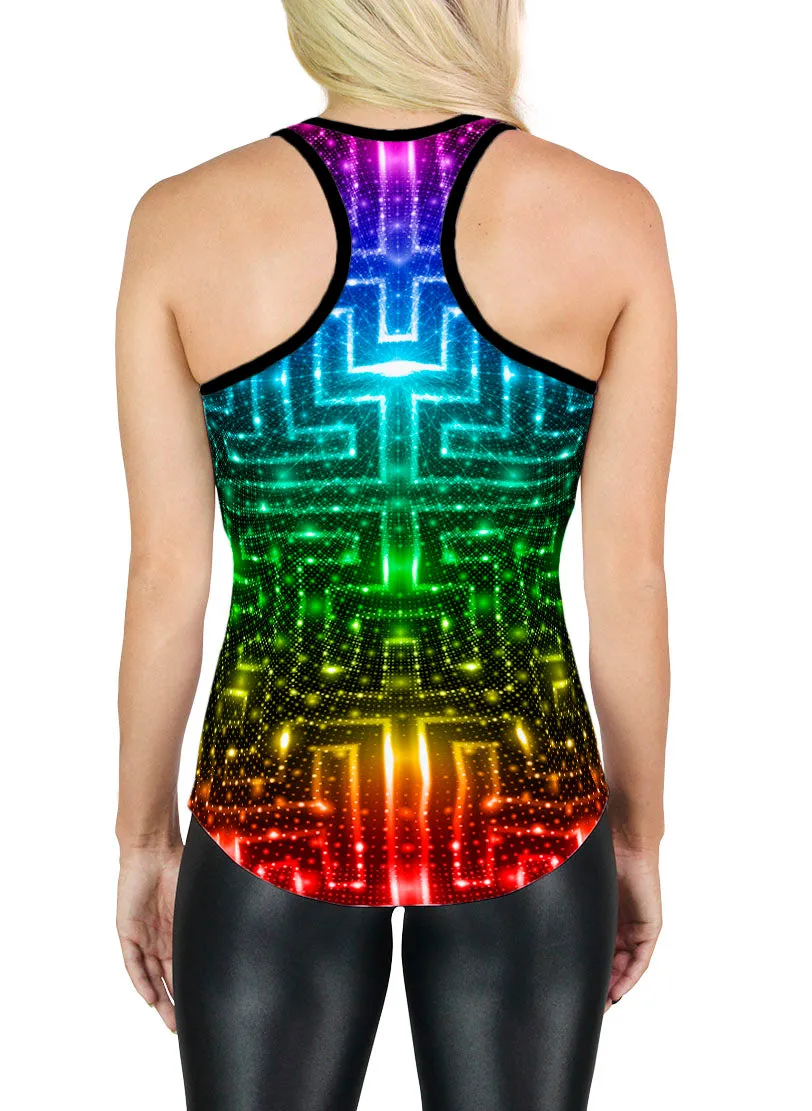 Rave Tank Top | Racerback | Womens Tanks | Festival Clothing | Maya