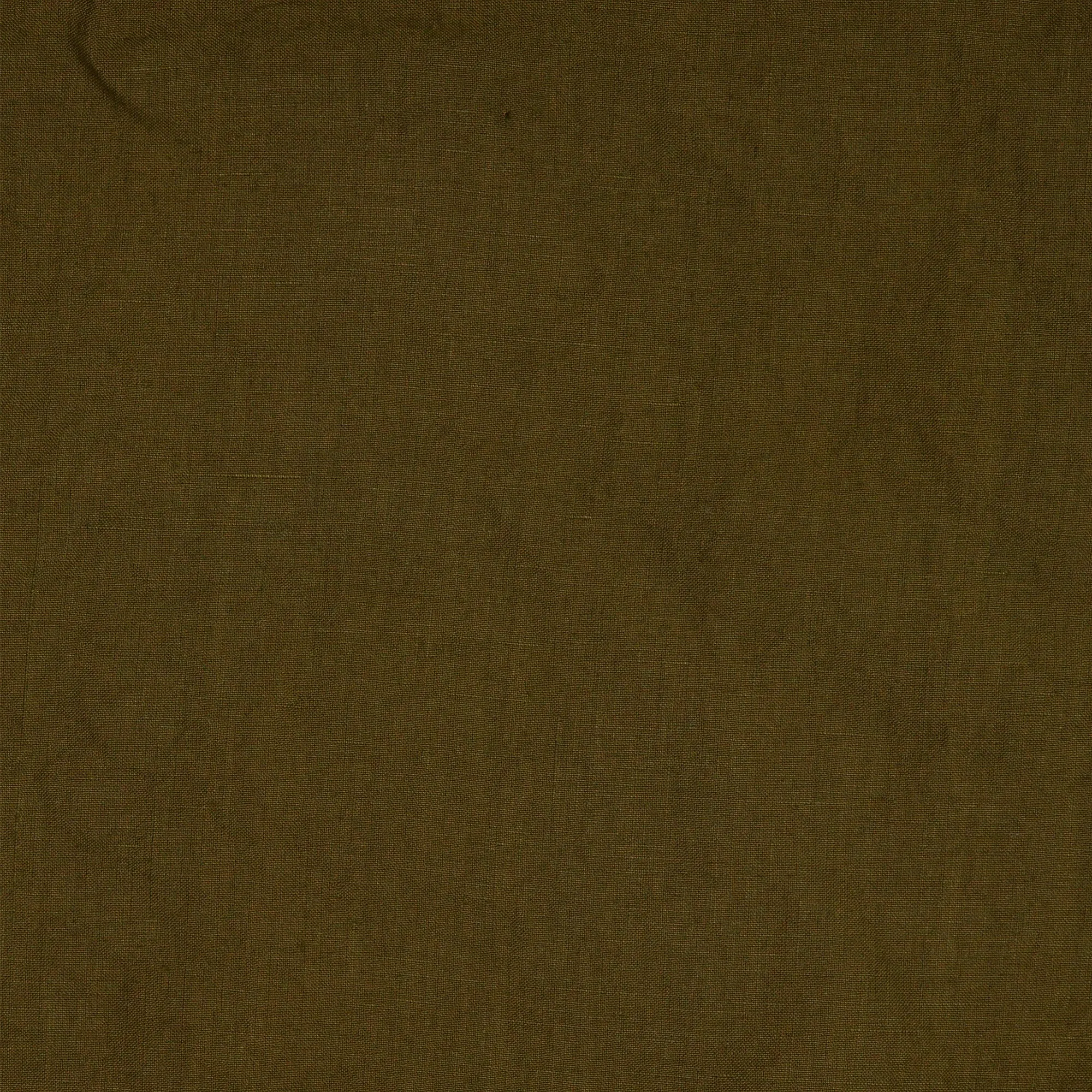 Short-sleeved linen pajamas green olive - Emanuel