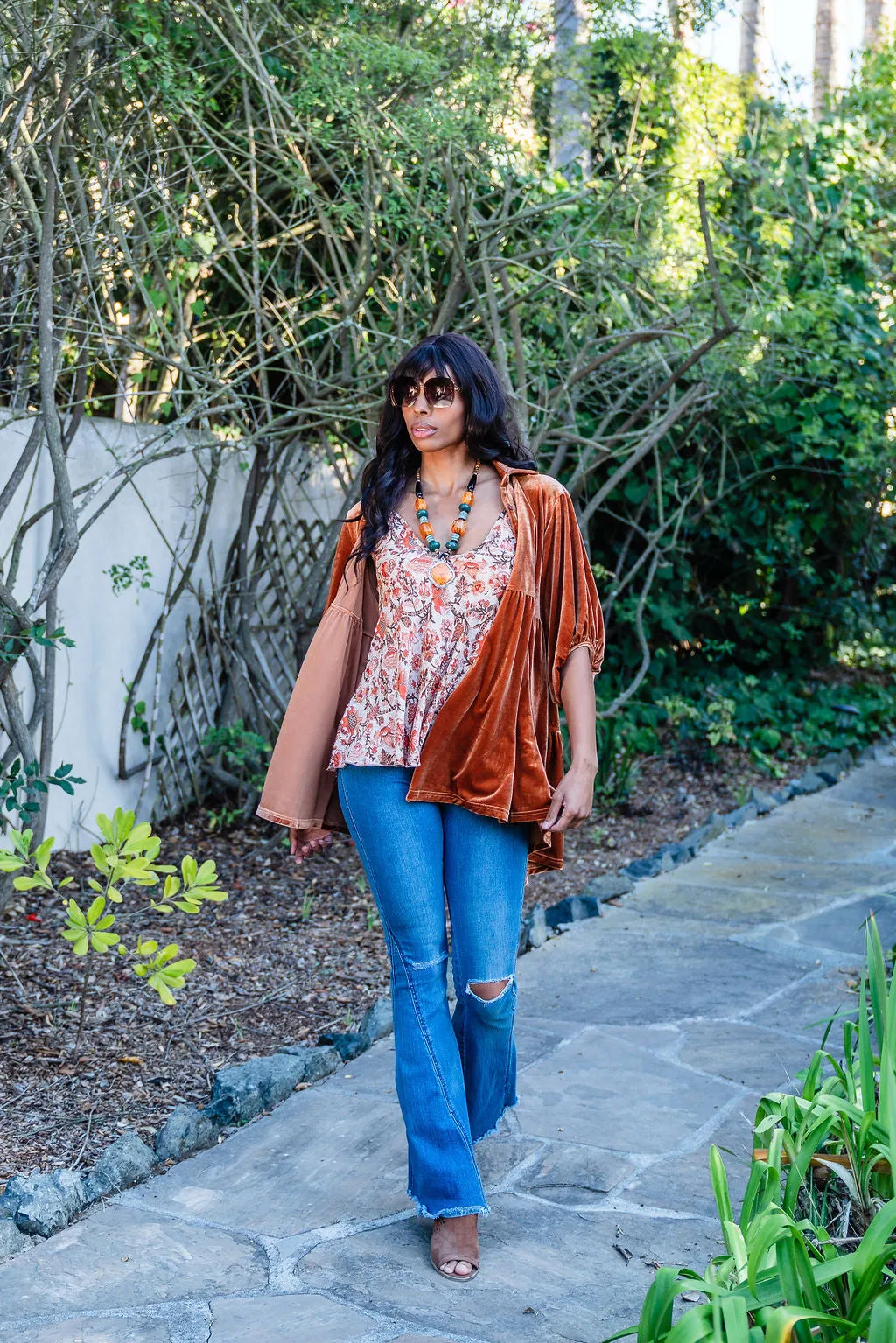 Silky Swing Camisole in Persimmon