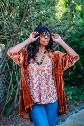 Silky Swing Camisole in Persimmon