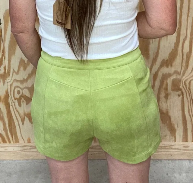 Soft Suede Shorts