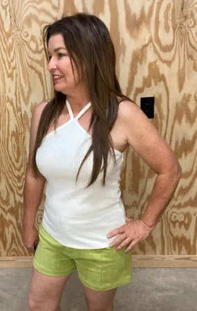 Soft Suede Shorts
