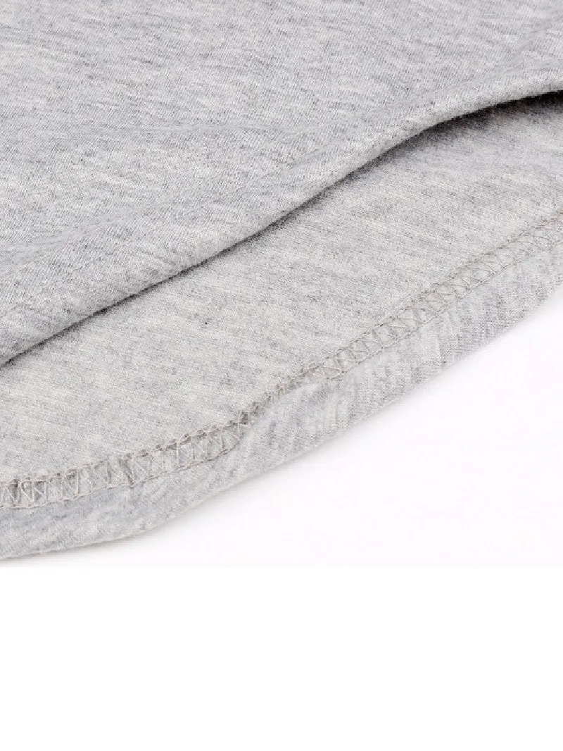 Solid Color V-neck Bandage Loose Top