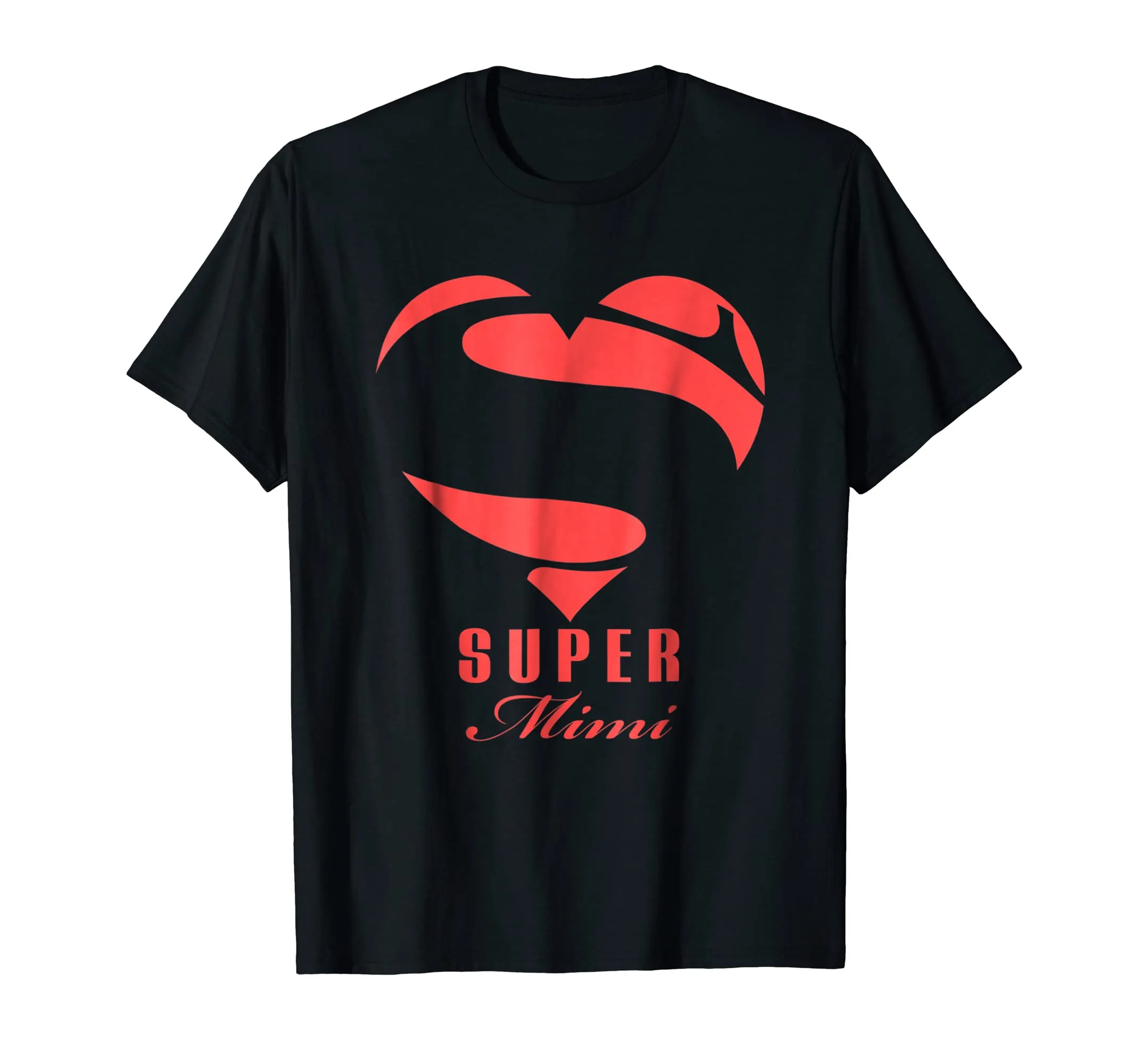 Super Mimi Superhero T Shirt Gift Mother Father Day