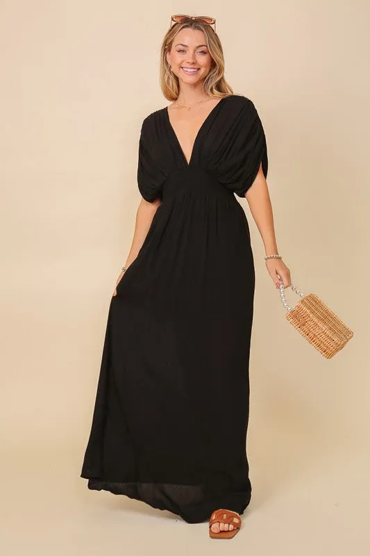 Timing Summer Spring Vacation Maxi Sundress Lined