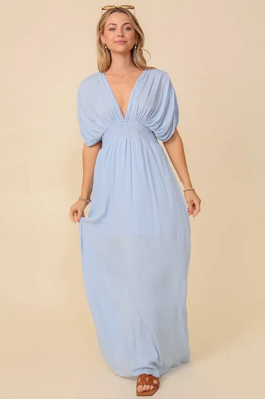 Timing Summer Spring Vacation Maxi Sundress Lined
