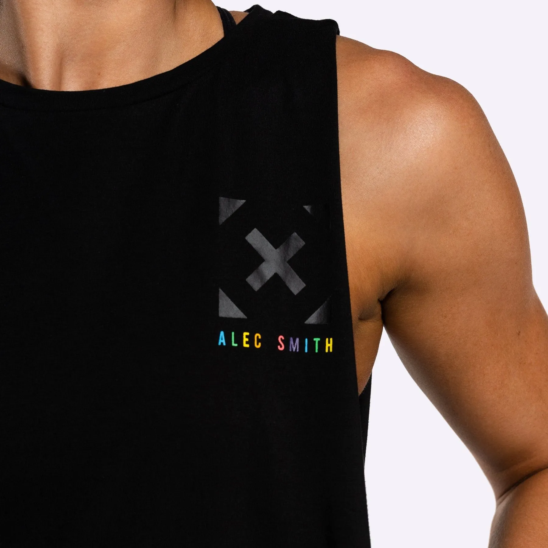 TWL - Unisex Muscle Tank - BLACK/PRIDE