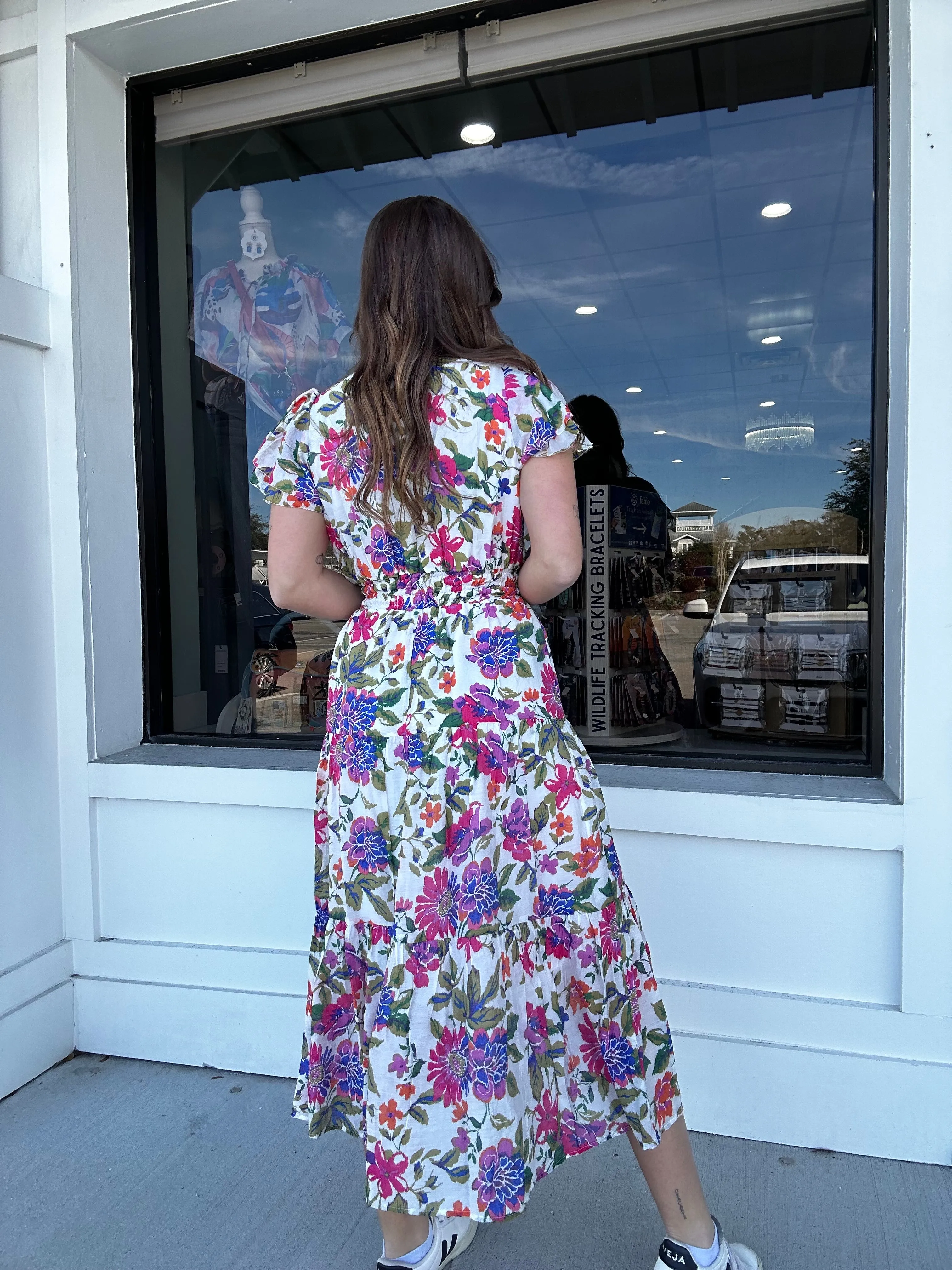 Umgee Floral Frenzy Dress