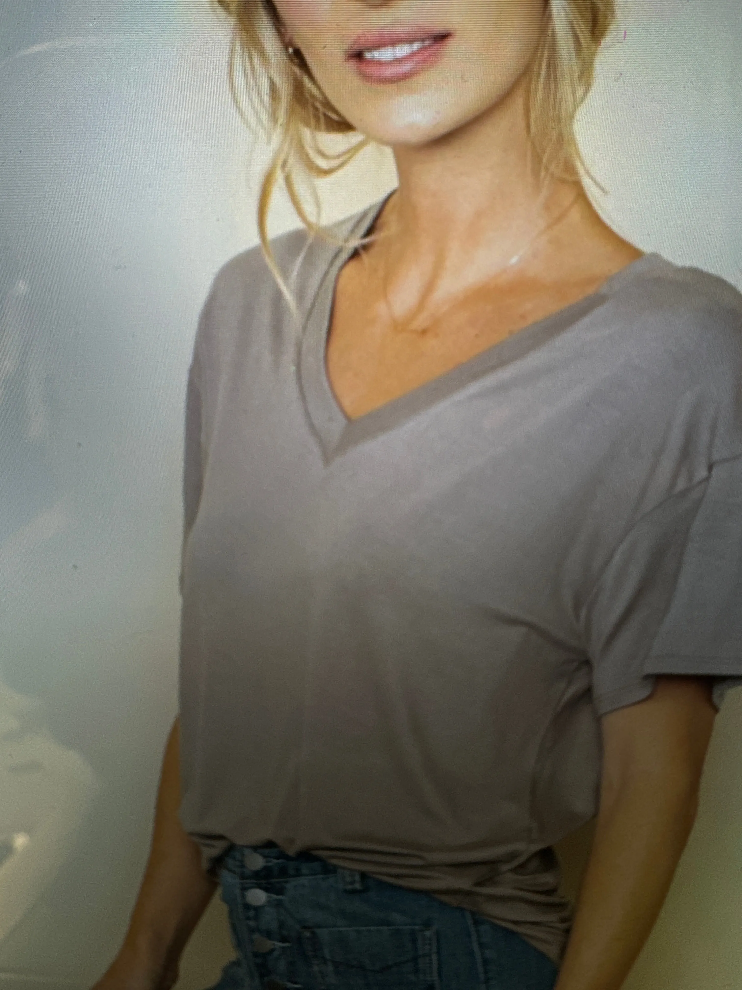 V Neck Basic T shirts