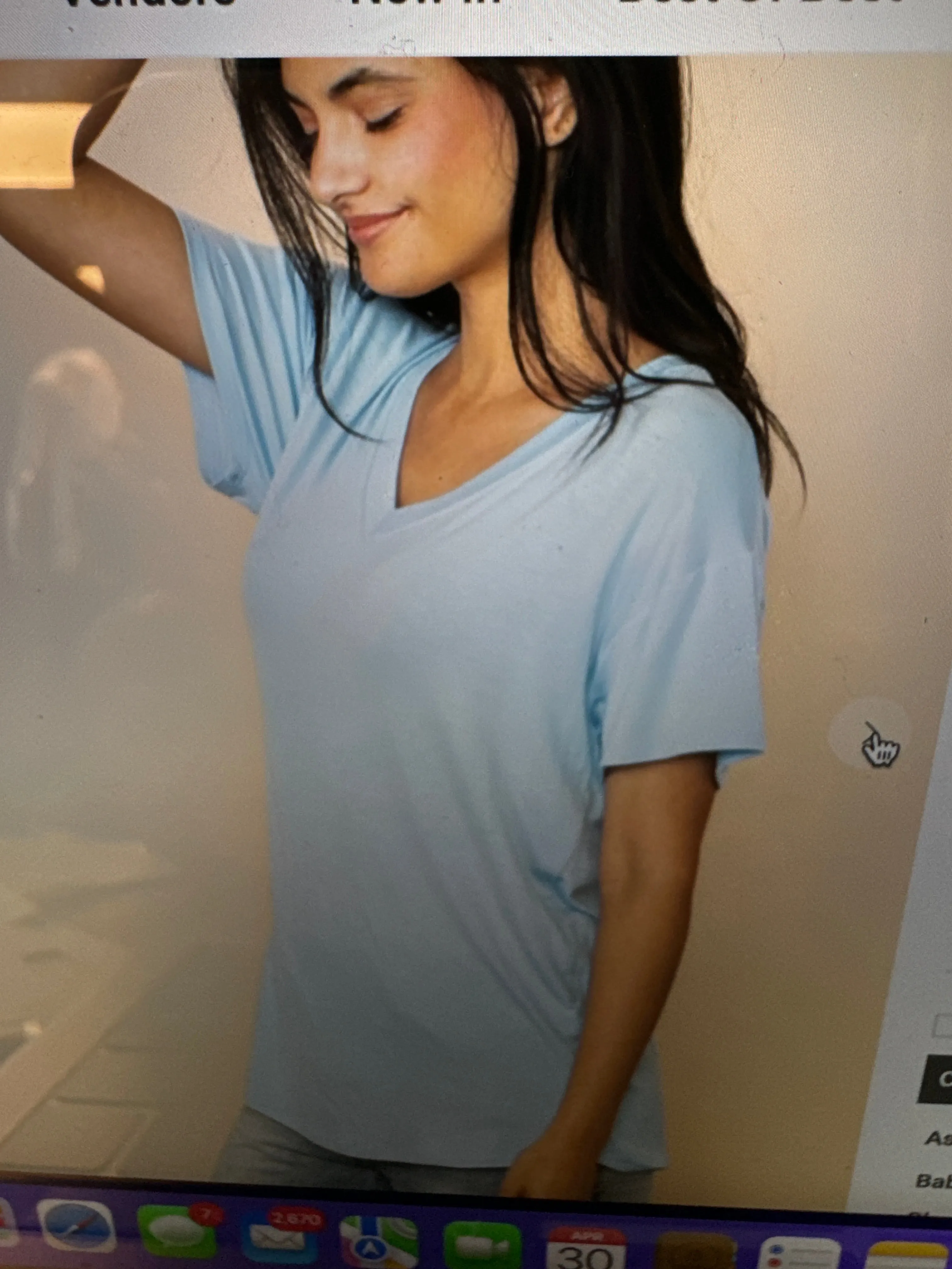 V Neck Basic T shirts