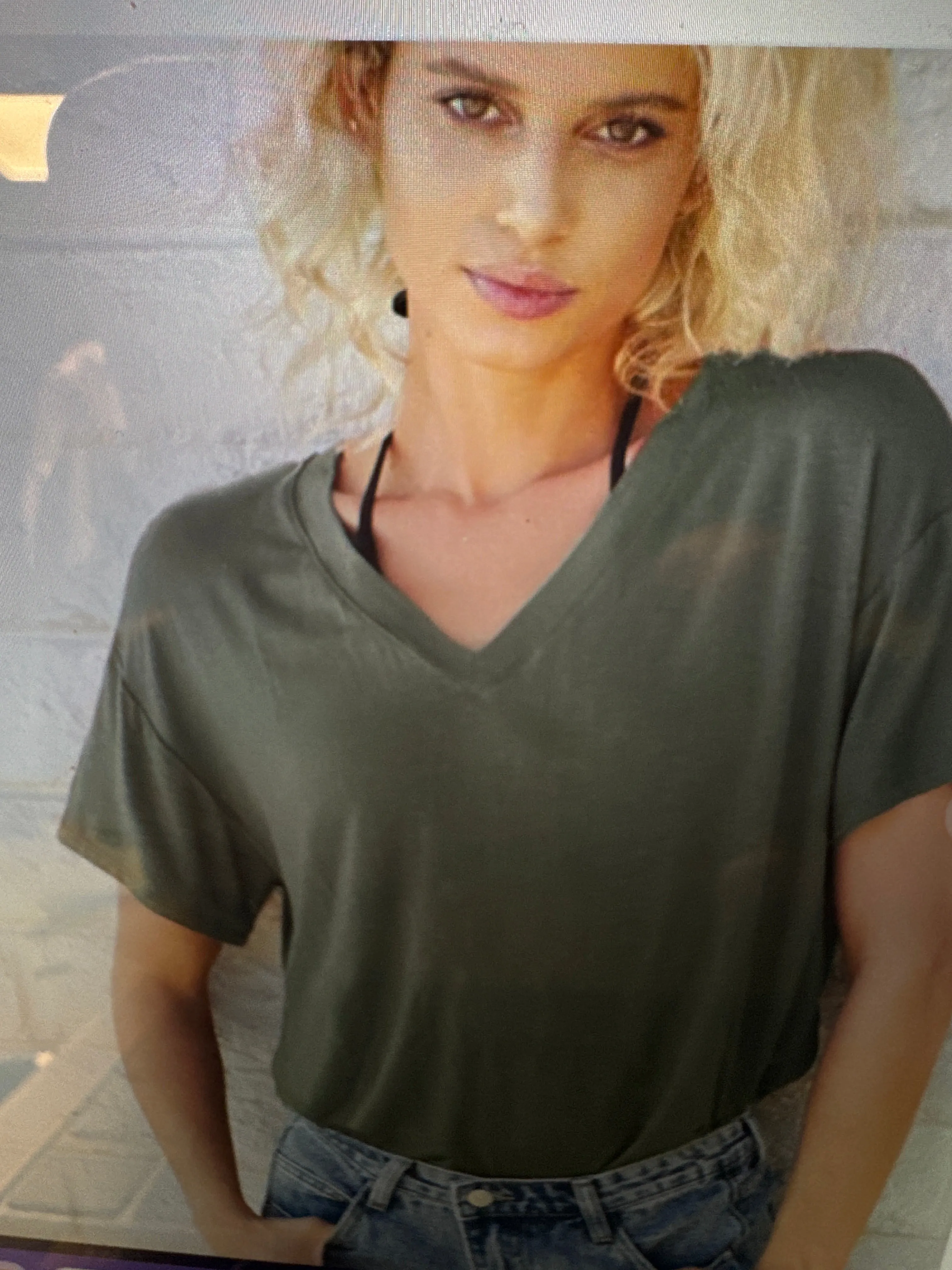 V Neck Basic T shirts