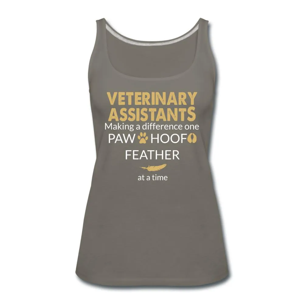 Vet Assistant- Making a Difference  Women's Tank Top