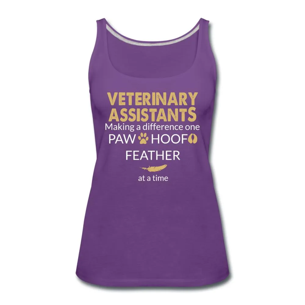 Vet Assistant- Making a Difference  Women's Tank Top