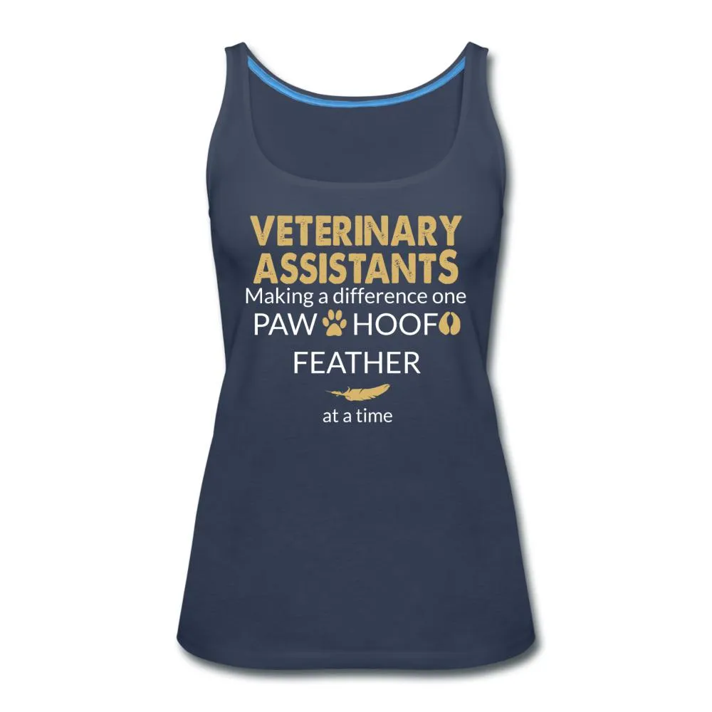 Vet Assistant- Making a Difference  Women's Tank Top