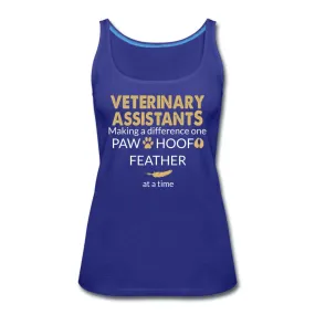 Vet Assistant- Making a Difference  Women's Tank Top