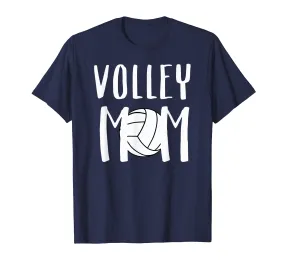 Volley Mom Volleyball Cute Cheer Vintage Cool Mother Shirt