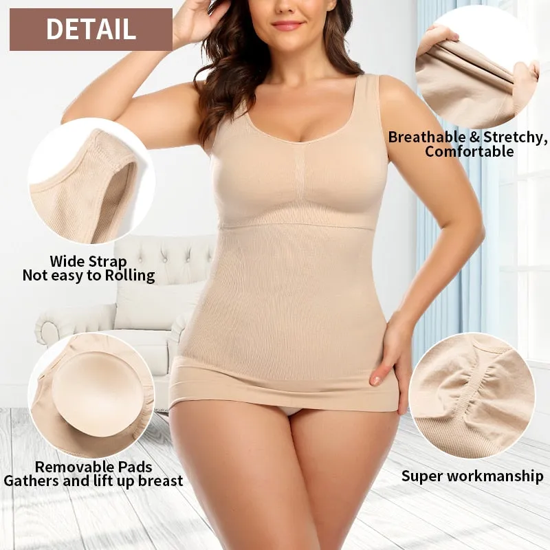Women Cami Shaper with Built Tummy Control Shapewear
