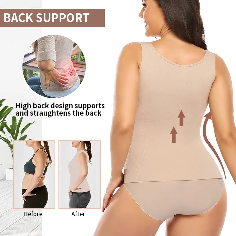 Women Cami Shaper with Built Tummy Control Shapewear